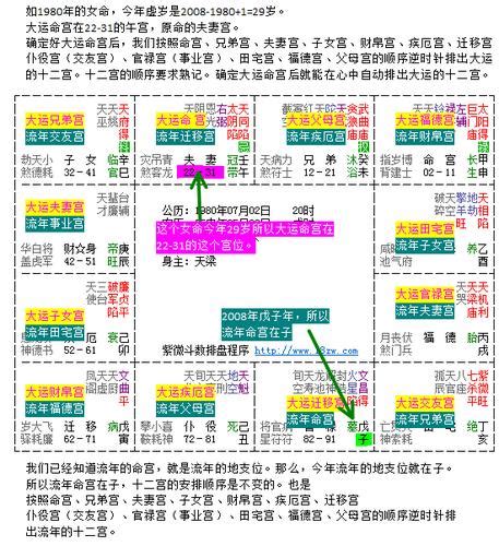 流年雙化忌|紫微斗数的命局、大限、小限、流年讲解 – 紫微麥 